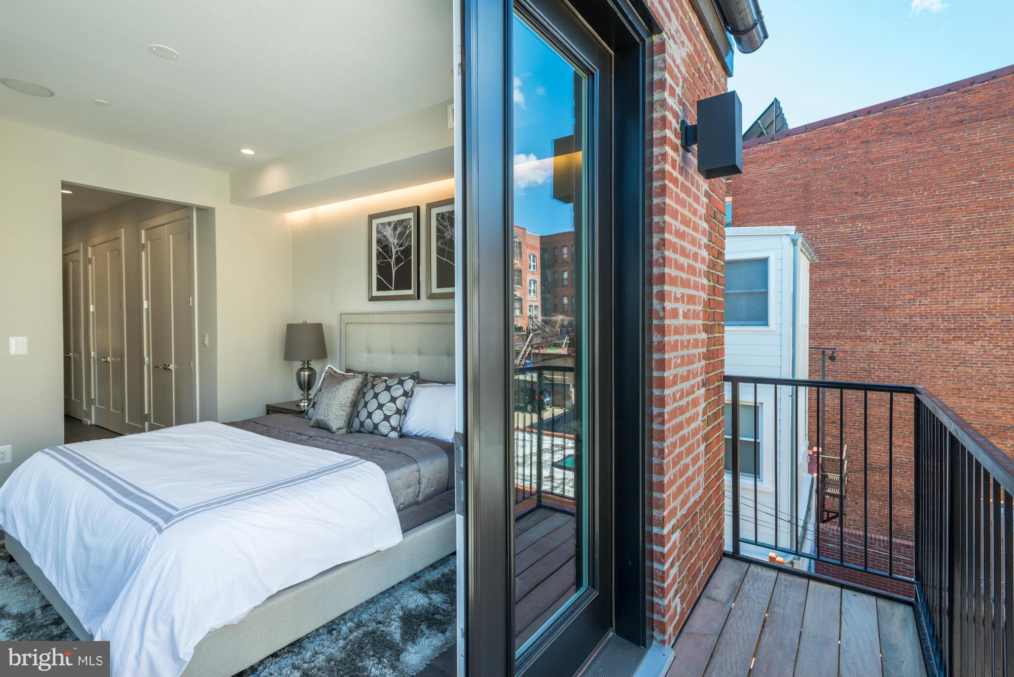 1817 Vernon Street Northwest, Unit 3 Washington, DC 20009 - Photo 20 of 28 Private Balcony Off Master Suite