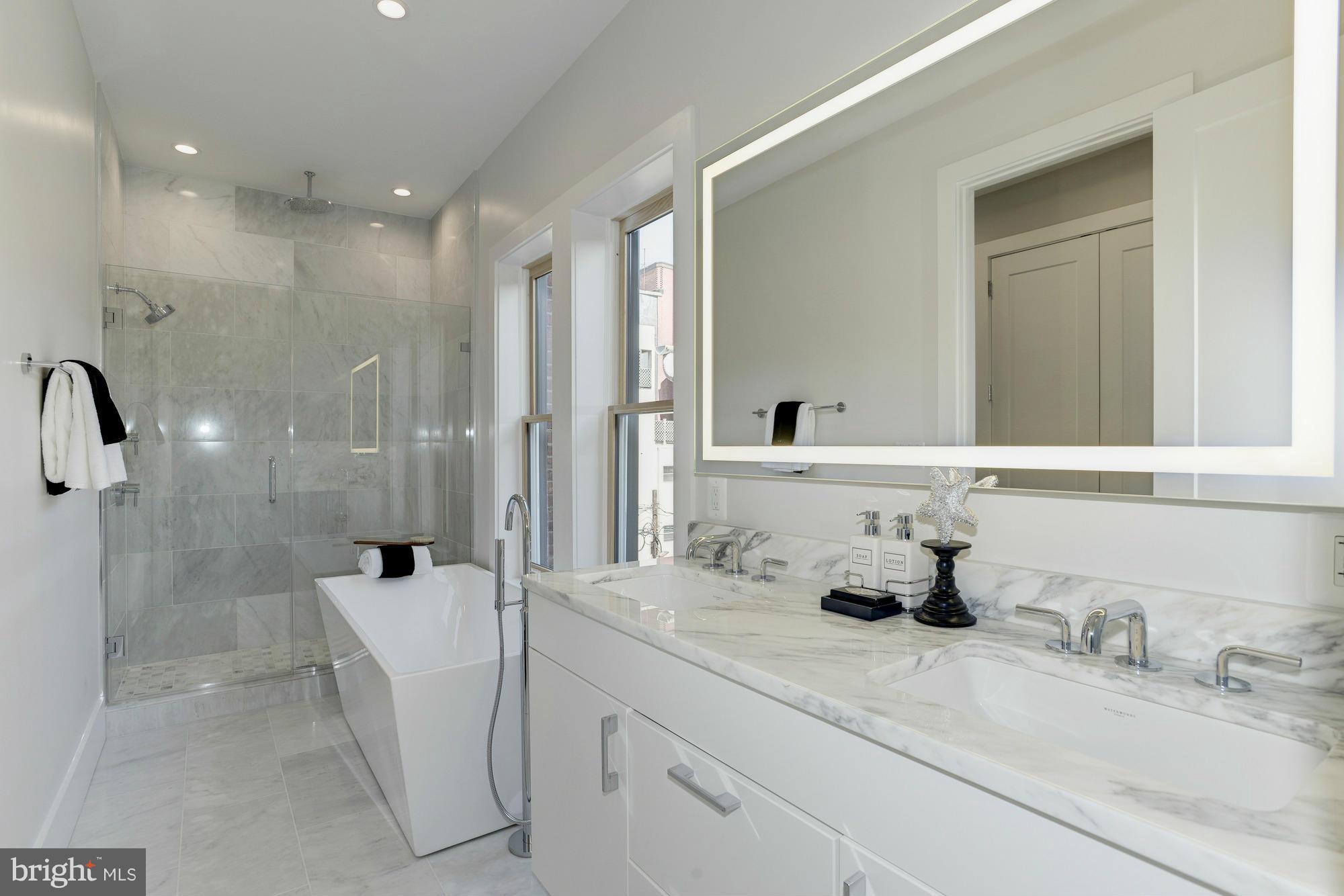 1817 Vernon Street Northwest, Unit 3 Washington, DC 20009 - Photo 21 of 28 Master Suite Spa Bathroom