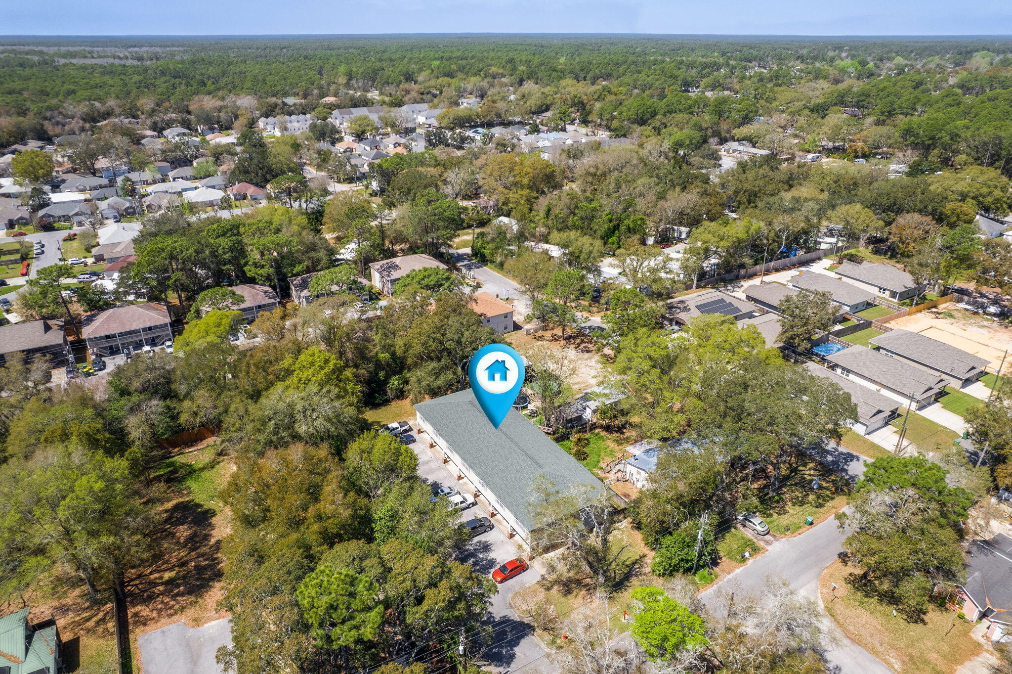 108 Hawkins Road, Unit E Fort Walton Beach, FL 32547 - Photo 39 of 41 an aerial view of a city