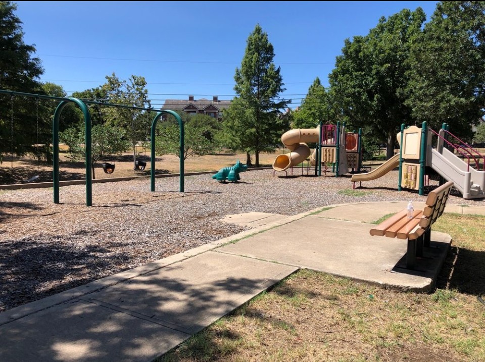 2018 Redwing Way Round Rock, TX 78664 - Photo 27 of 27 Recreational area featuring a swing set, multi-level play structure with slides, and a spring rider