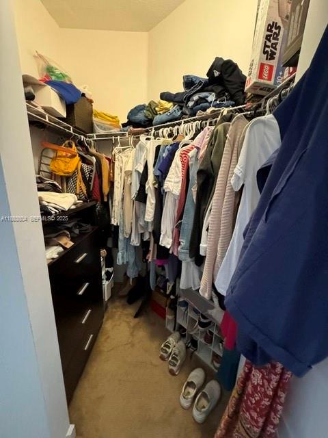 22509 Southwest 102nd Avenue Miami, FL 33190 - Photo 26 of 39 a view of walk in closet with clothes and shoes