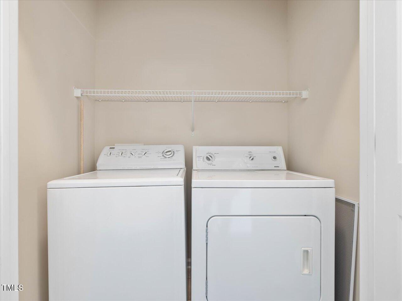 522 Auburn Square Drive Durham, NC 27713 - Photo 28 of 47 a utility room with dryer and washer