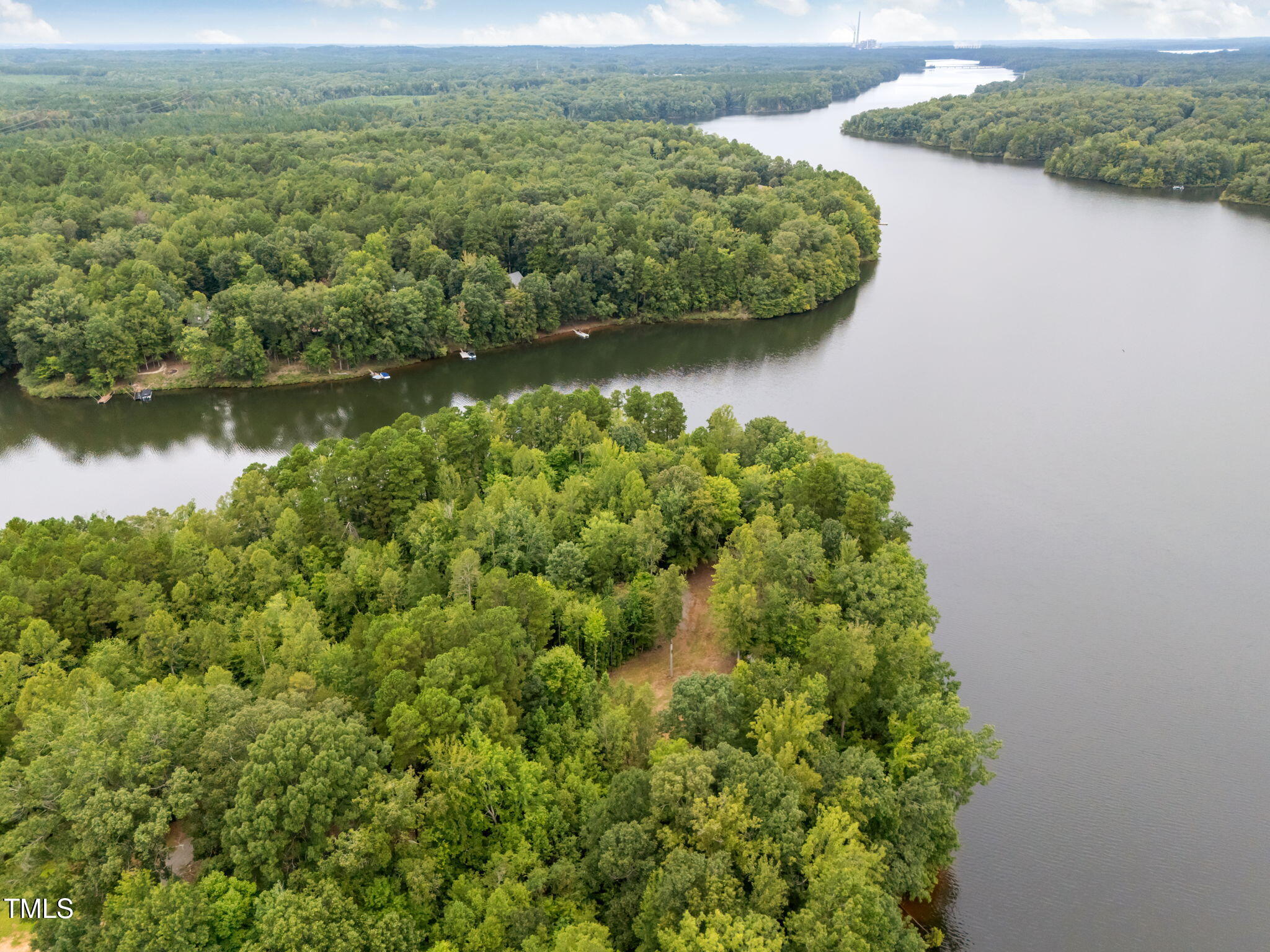 Lot 3 Grapevine Drive Roxboro, NC 27574 - Photo 11 of 17 an aerial view of a house with a yard and lake view