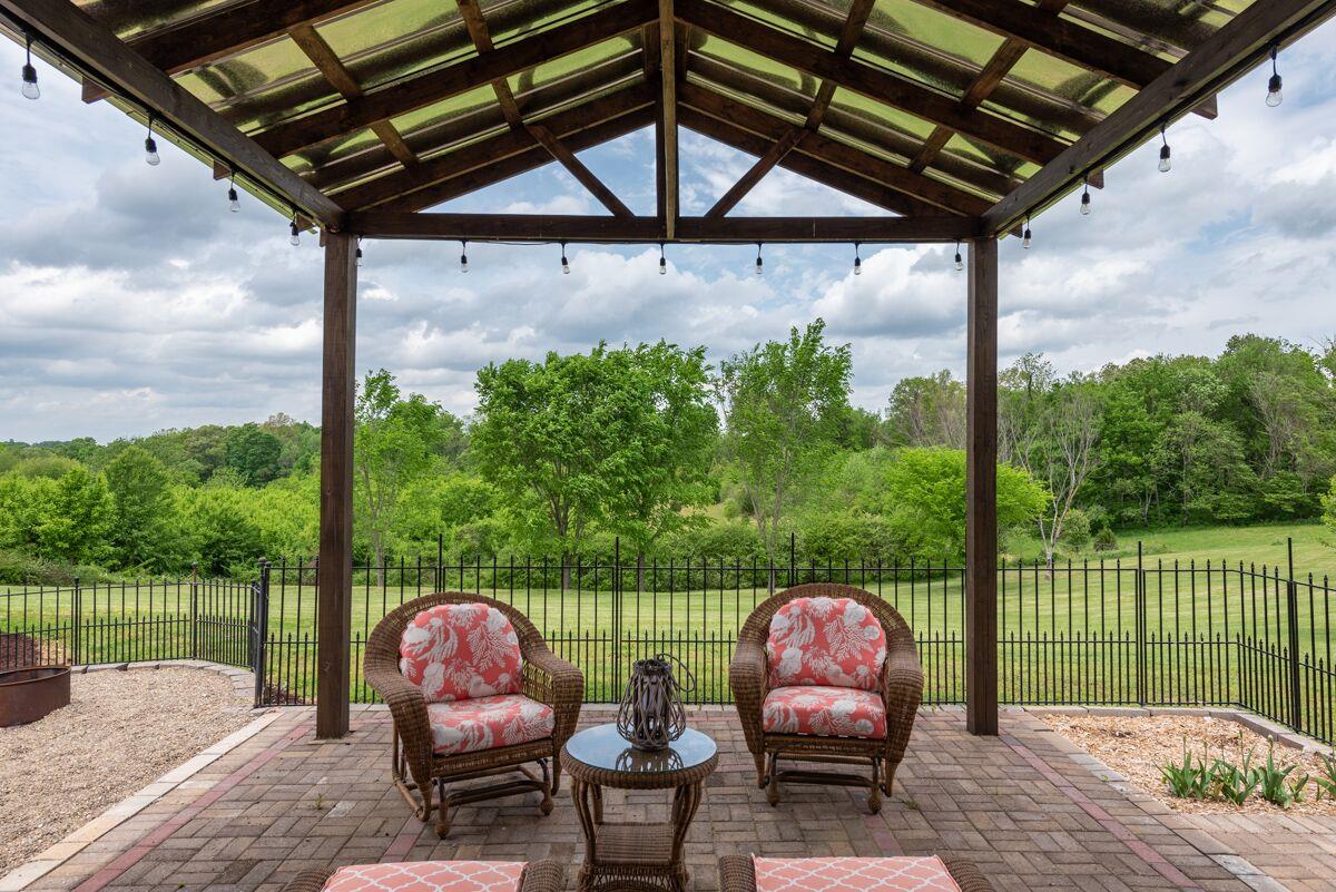 3454 Catholic Church Road Cedar Hill, TN 37032 - Photo 25 of 30 A view from the Covered Porch to the beautiful back yard and woods.