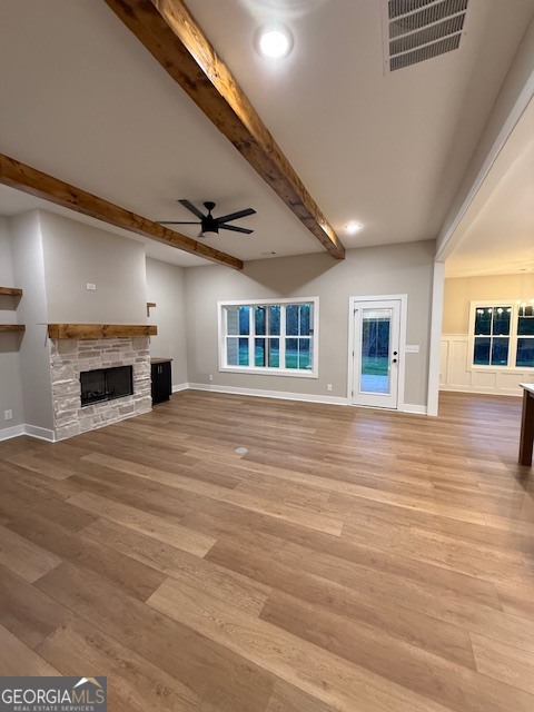 603 Silver Dollar Road Barnesville, GA 30204 - Photo 8 of 33 a view of an empty room with wooden floor and a window