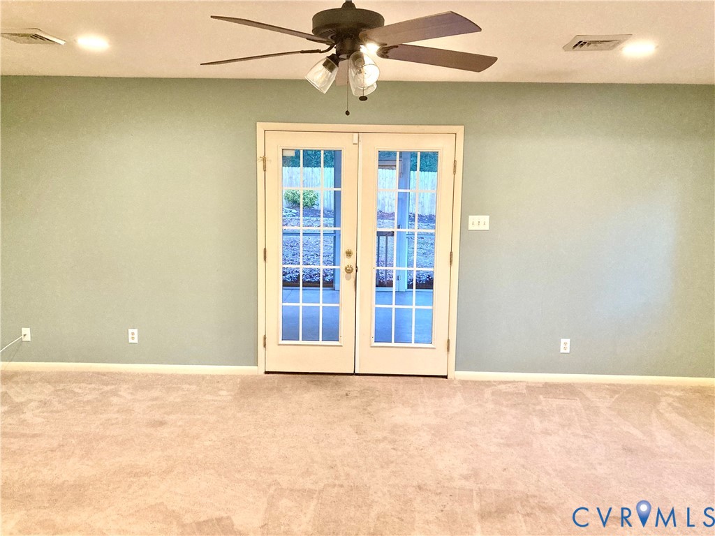 437 Queensway Road Chesterfield, VA 23236 - Photo 34 of 58 Double Swing Frech Doors to rear Screened Porch