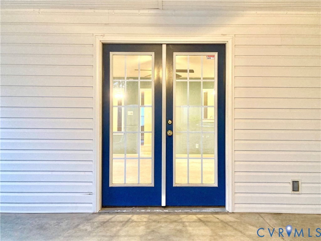437 Queensway Road Chesterfield, VA 23236 - Photo 35 of 58 Double Swing Frech Doors from rear Screened Porch