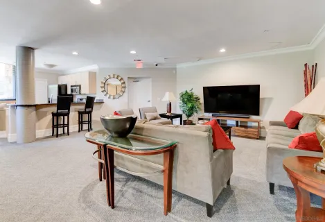 a pool table sitting in the middle of a room