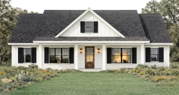 a view of front of a house with a yard