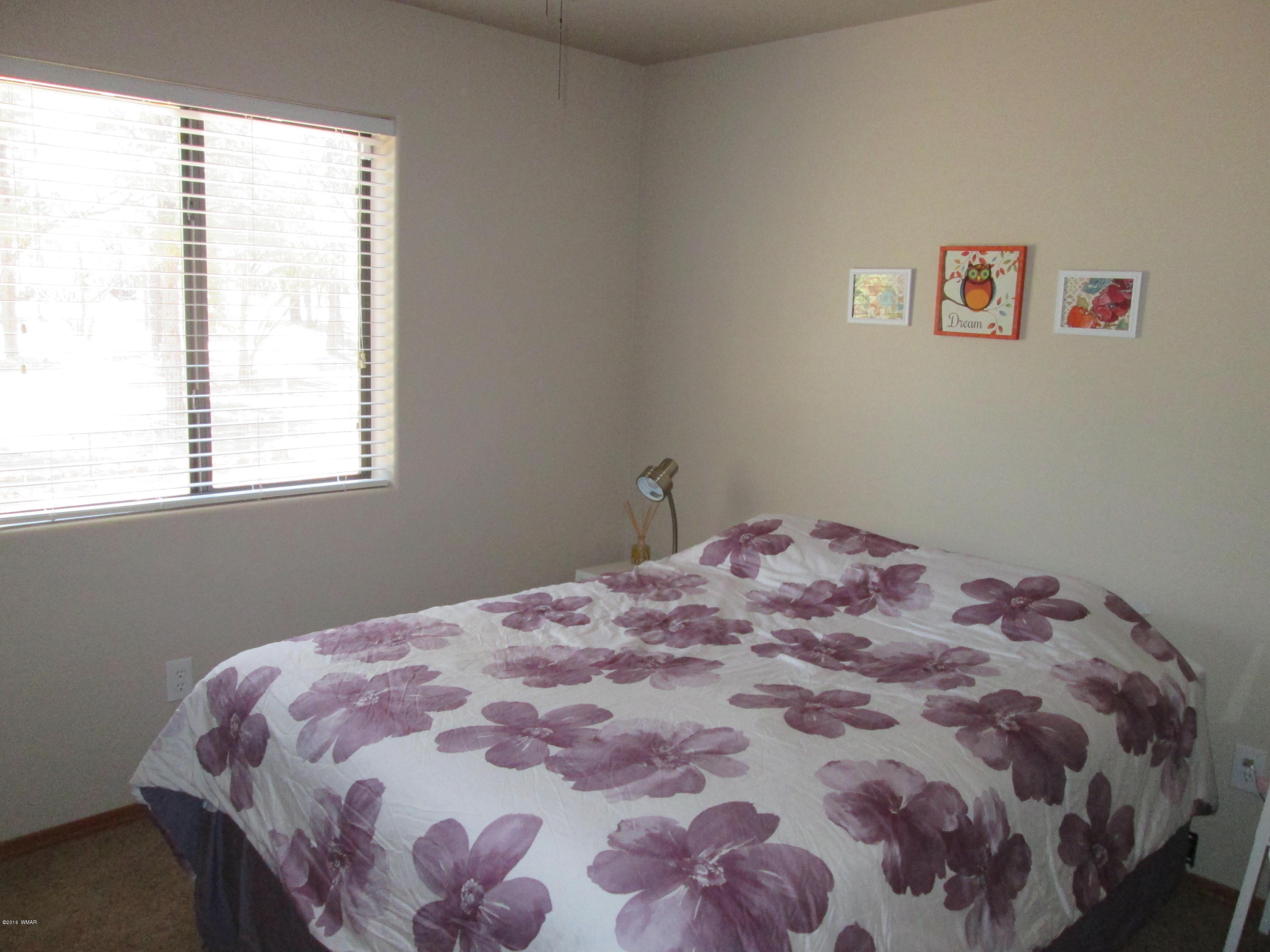 3048 Aspen Road Overgaard, AZ 85933 - Photo 28 of 36 a bedroom with a bed and a window