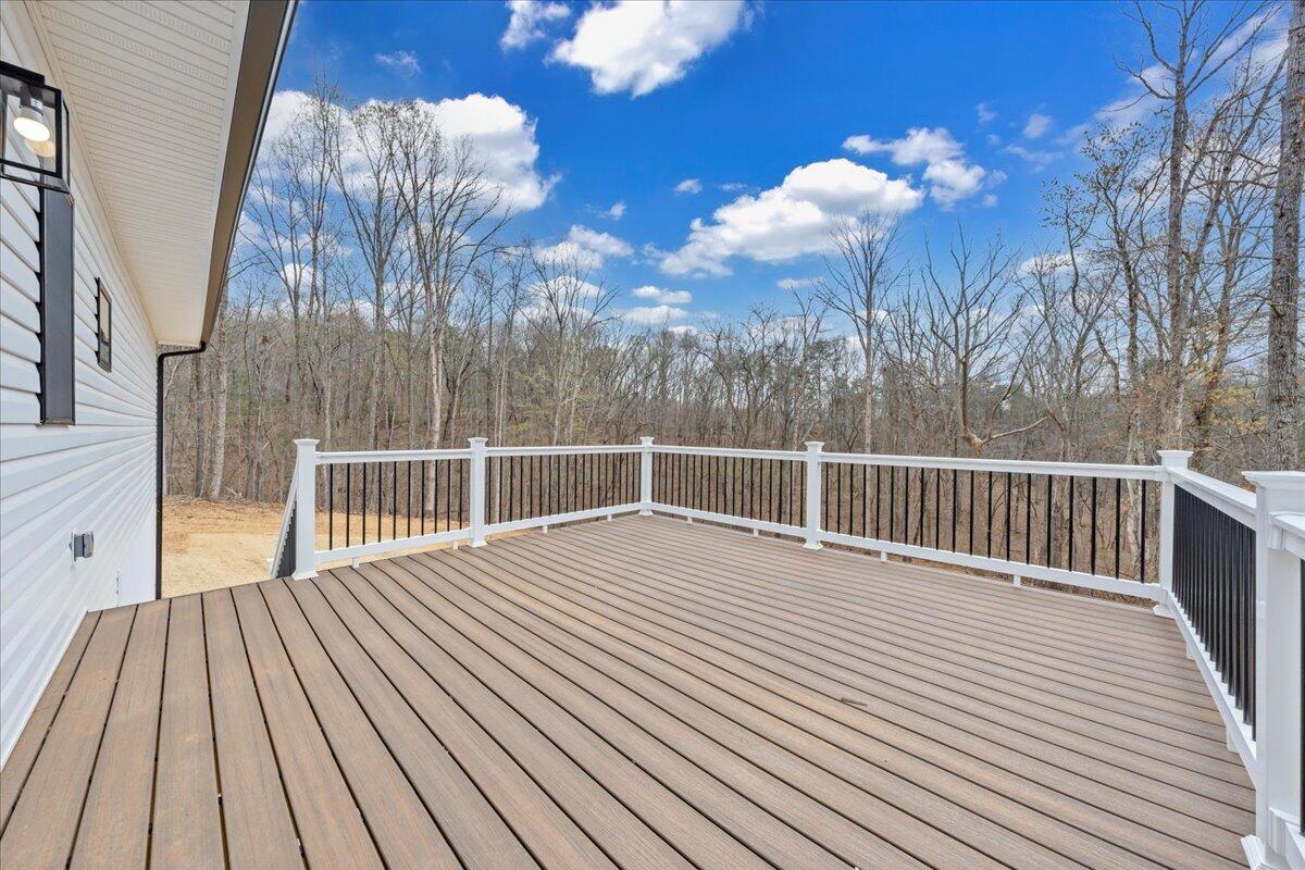 610 Gap Bridge Road Moneta, VA 24121 - Photo 24 of 62 a view of a balcony with wooden floor