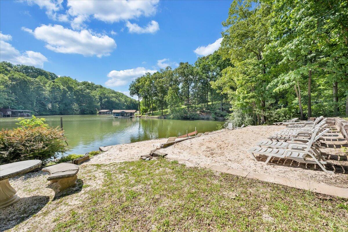 610 Gap Bridge Road Moneta, VA 24121 - Photo 56 of 62 a view of a lake with a yard