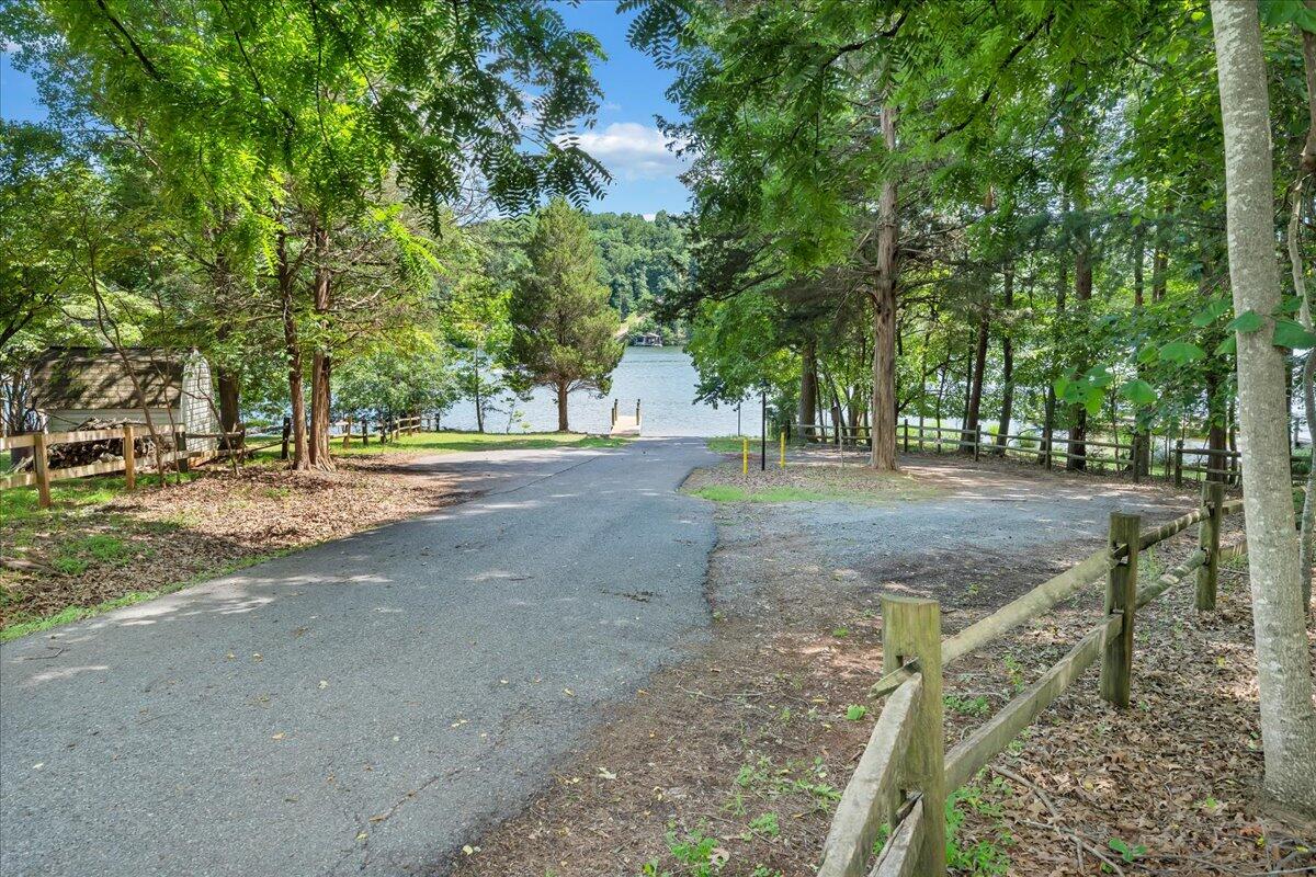 610 Gap Bridge Road Moneta, VA 24121 - Photo 62 of 62 a view of dirt yard with a large tree