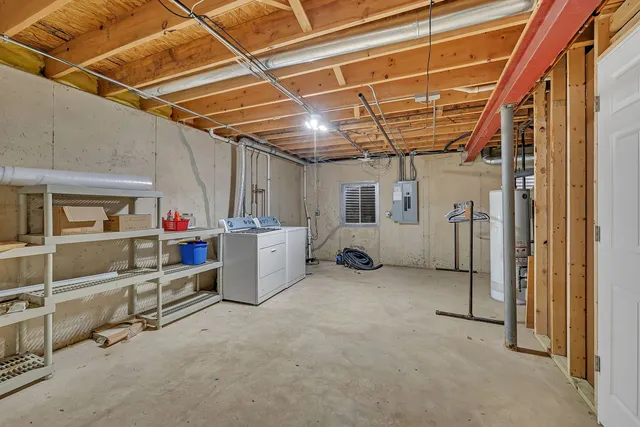 a view of a storage room