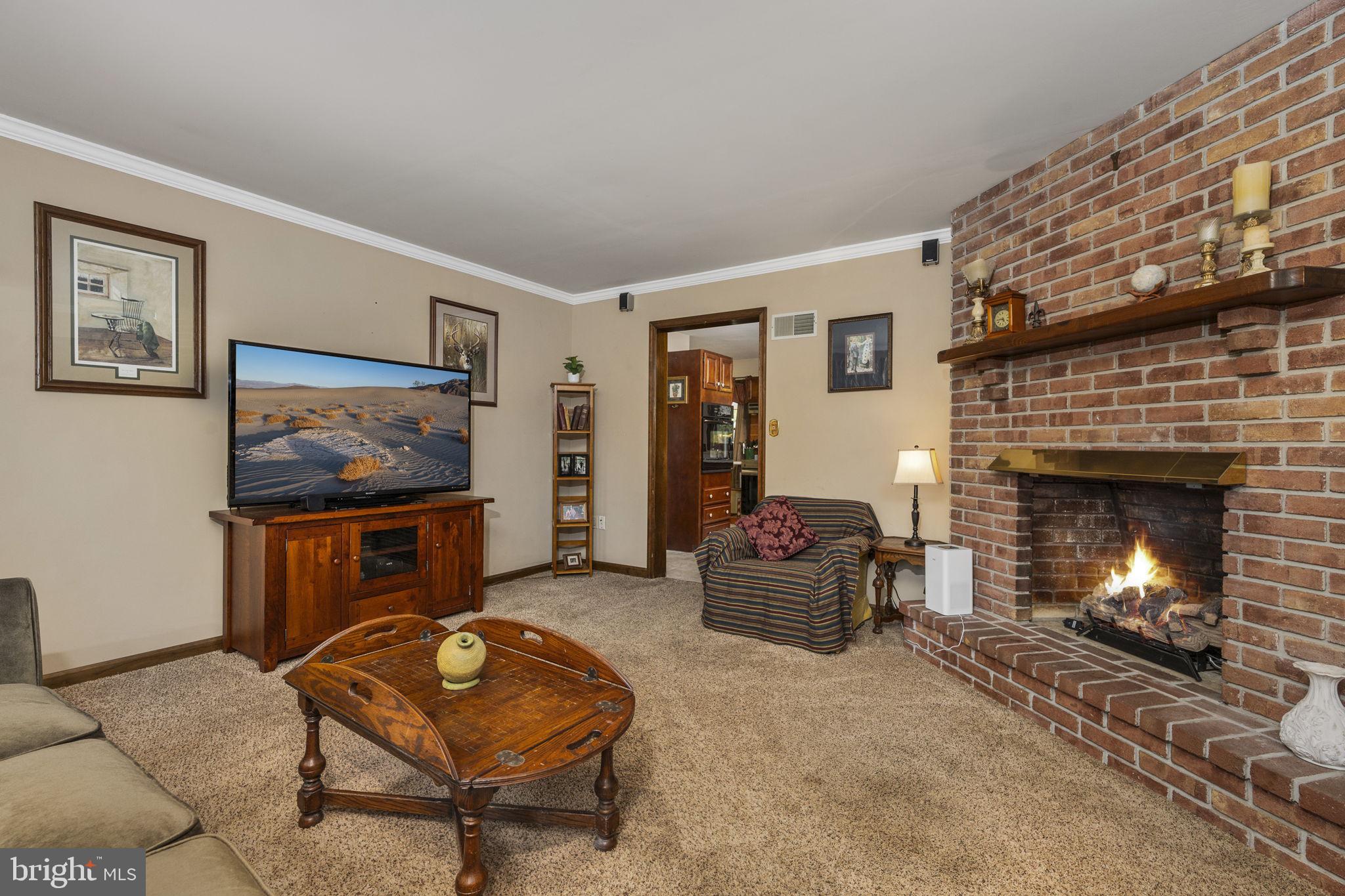 558 Crosswinds Drive Lititz, PA 17543 - Photo 6 of 31 a living room with furniture and a fireplace