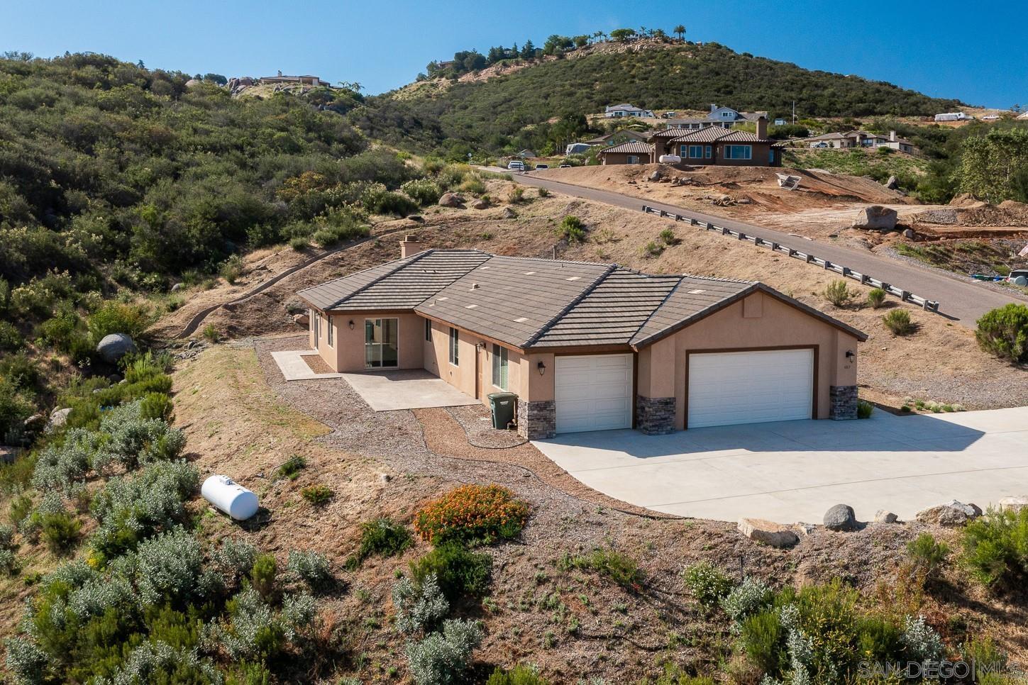 483 Alpine Trail Road Alpine, CA 91901 - Photo 2 of 42 an aerial view of house