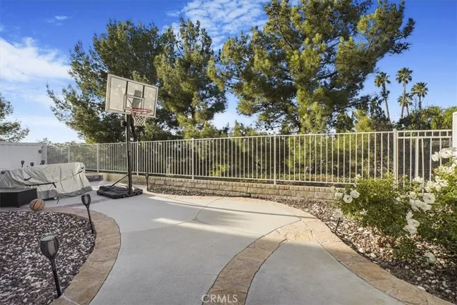a view of a terrace with sitting area