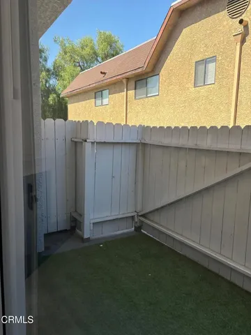 a backyard of a house