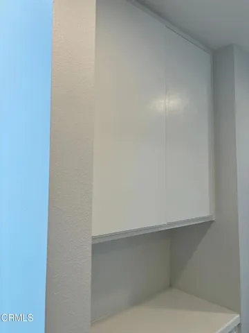 a close view of closet