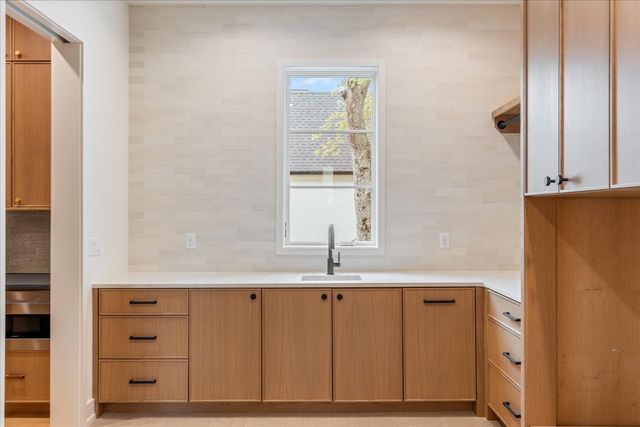 a close view of a sink