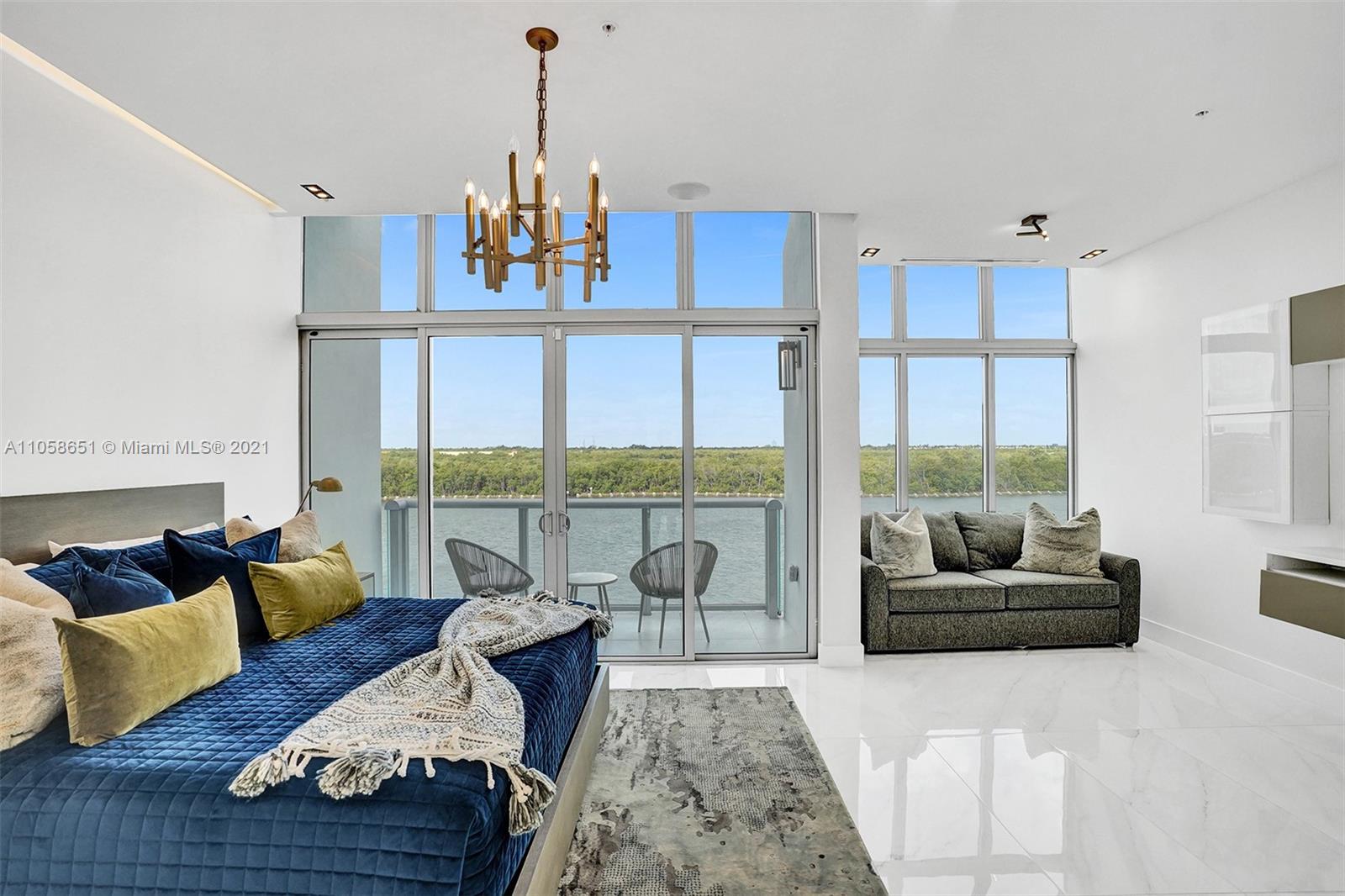 2870 North Ocean Drive Hollywood, FL 33019 - Photo 18 of 57 a living room with furniture and a large window