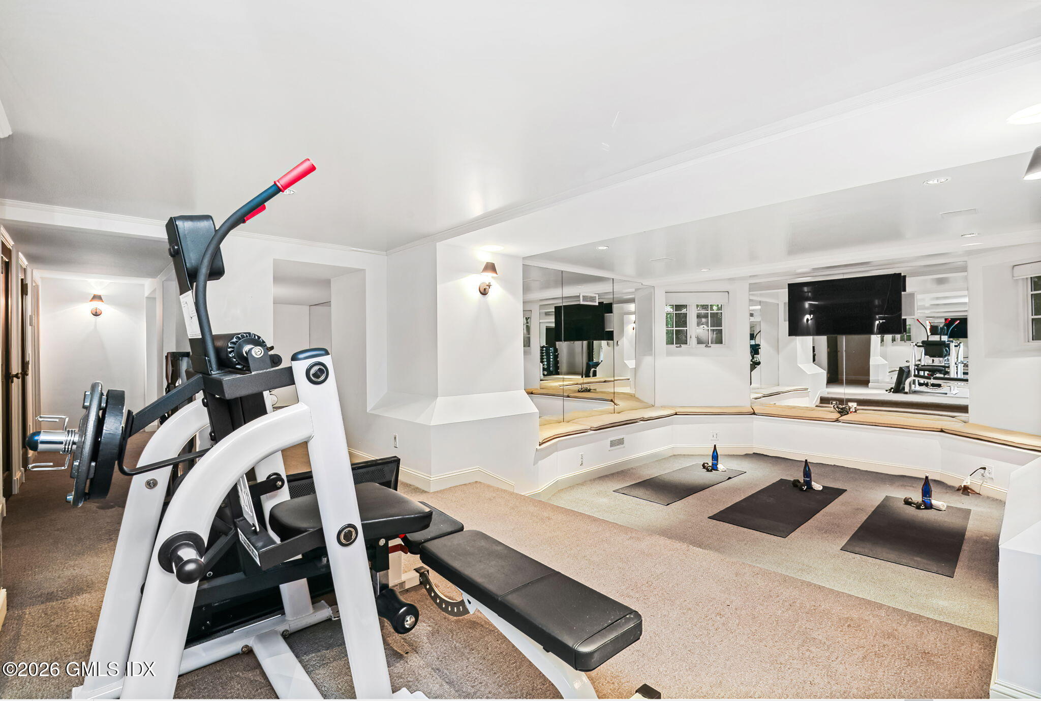 164 Round Hill Road Greenwich, CT 06831 - Photo 46 of 67 a view of a room with gym equipment