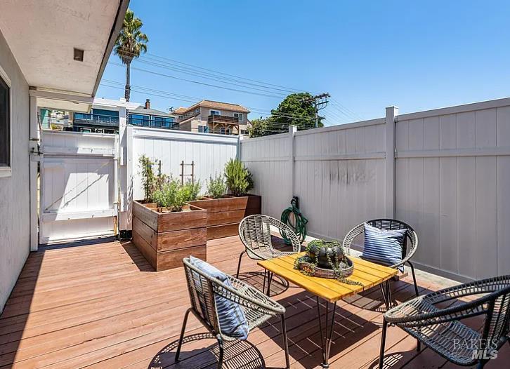 2021 Key Boulevard El Cerrito, CA 94530 - Photo 23 of 30 a backyard of a house with table and chairs