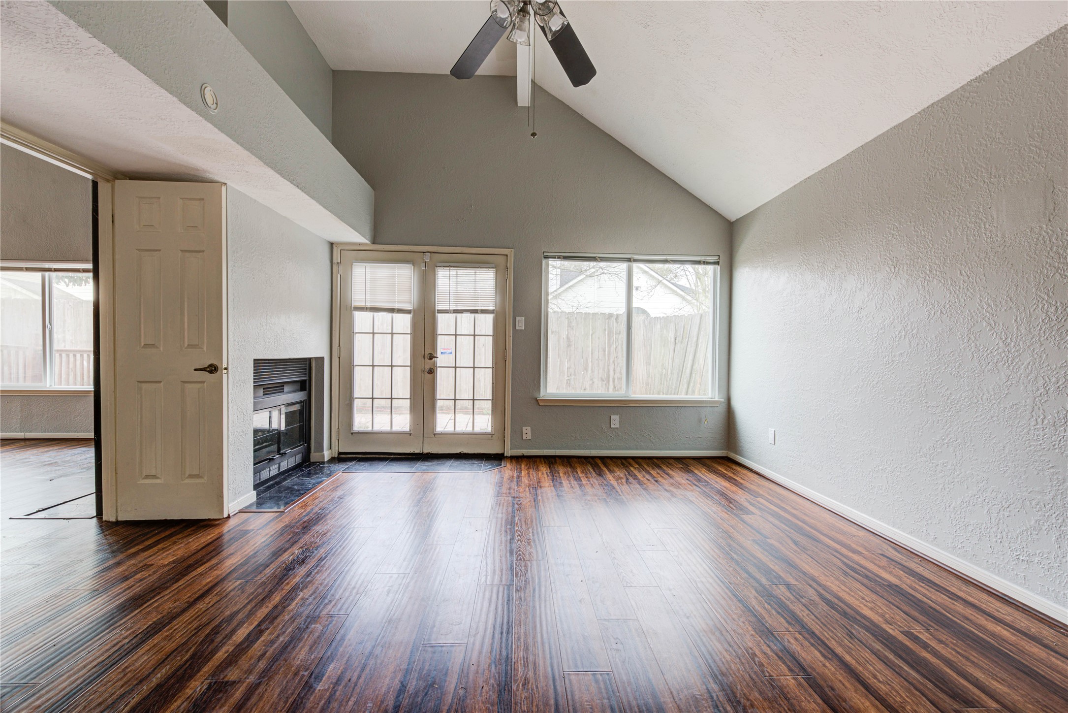 2122 Paso Rello Drive Houston, TX 77077 - Photo 16 of 20 a view of an empty room with wooden floor and a window