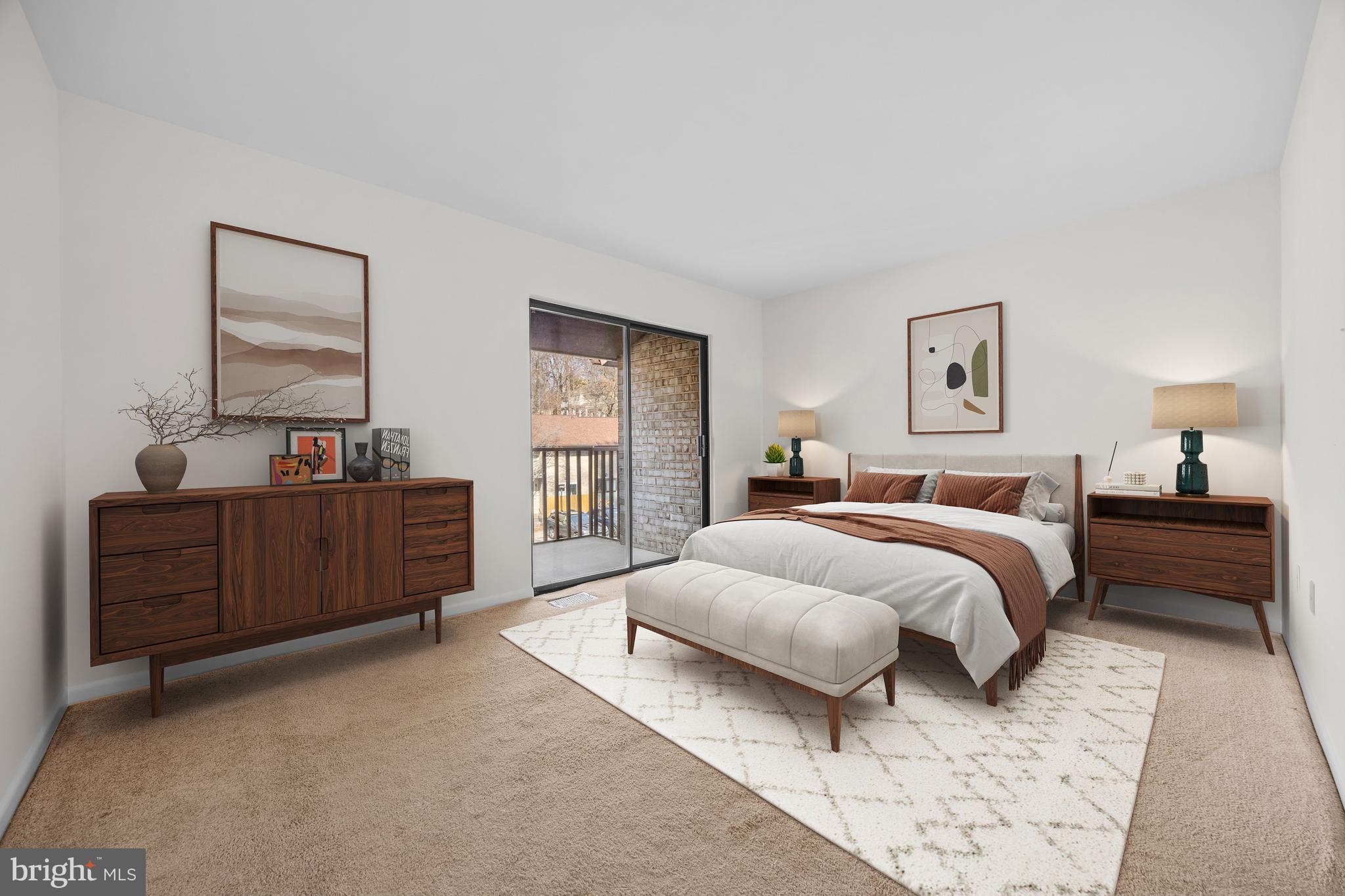 9217 Three Oaks Drive Silver Spring, MD 20901 - Photo 8 of 20 Primary bedroom with balcony