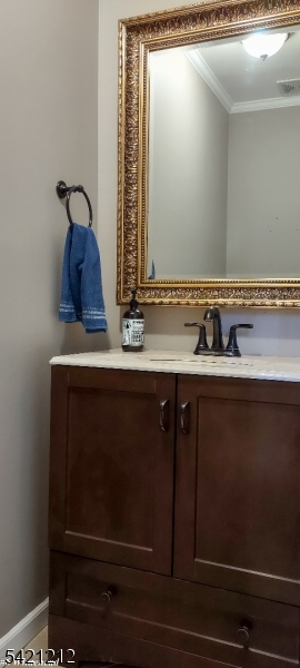 6 Whitehead Road Bridgewater, NJ 08807 - Photo 5 of 14 a bathroom with a sink and a mirror