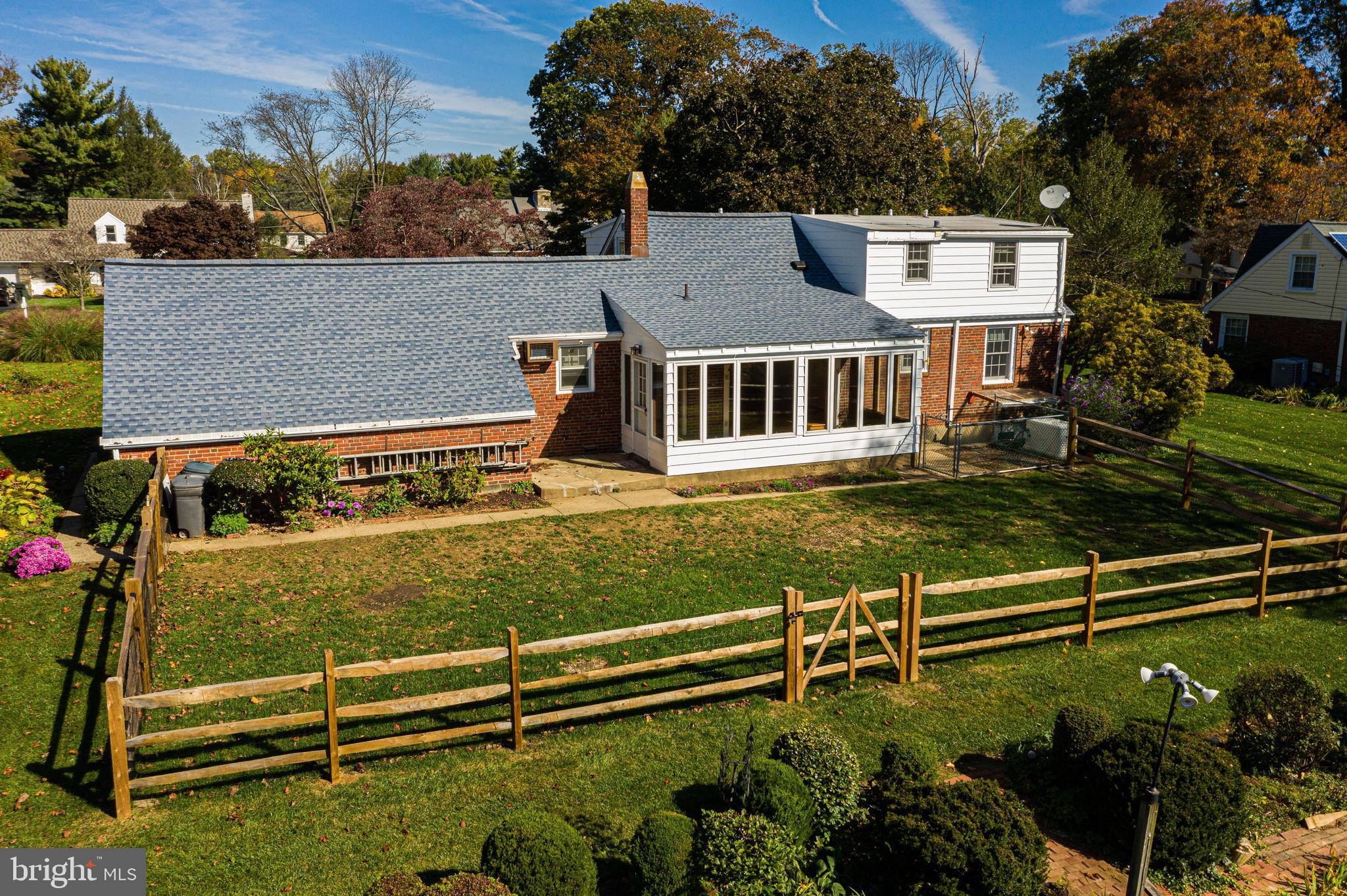 3434 Tyson Road Newtown Square, PA 19073 - Photo 55 of 70 Back View with new fence