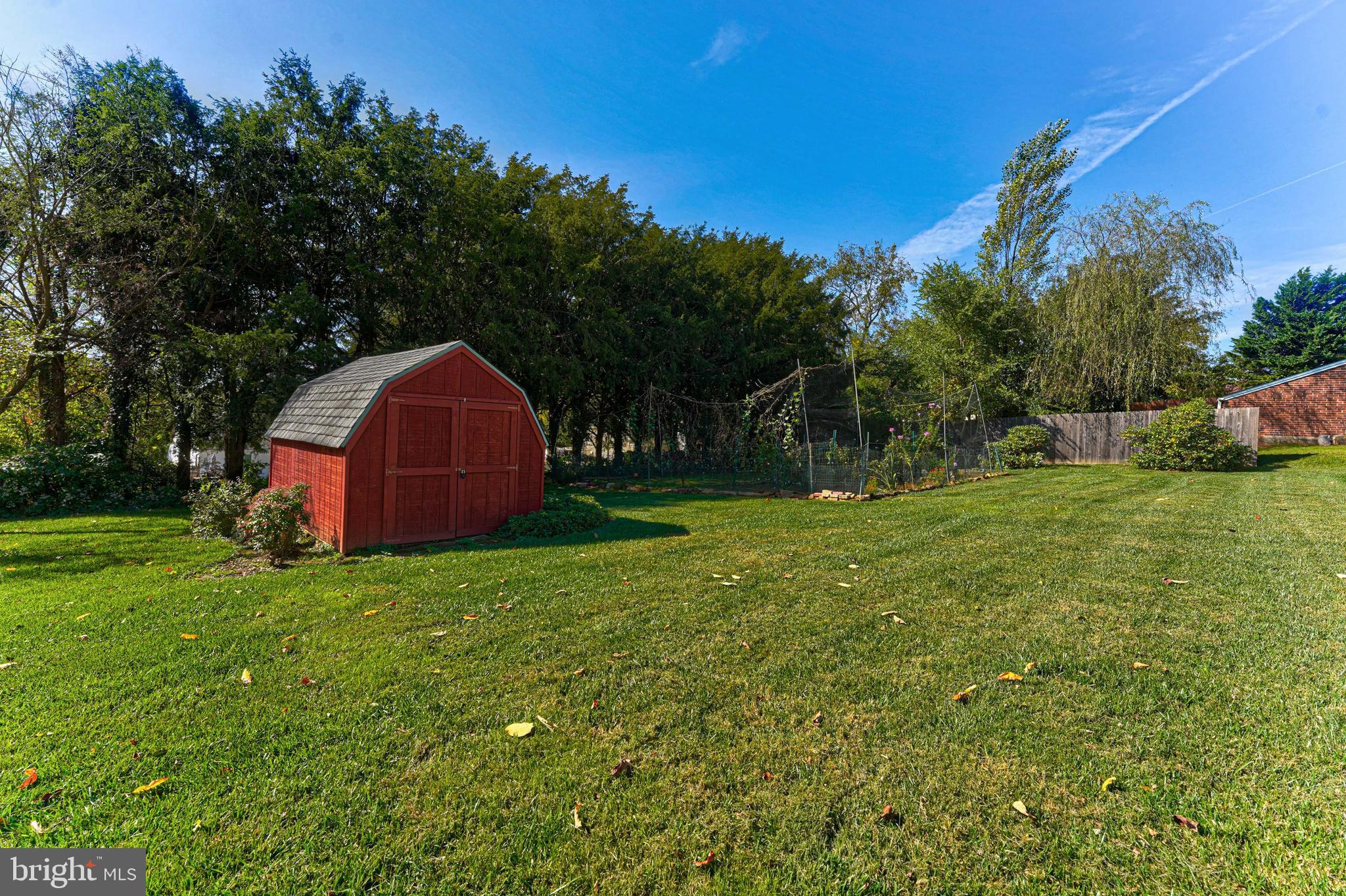 3434 Tyson Road Newtown Square, PA 19073 - Photo 58 of 70 Back yard extends past fence to shed and garden