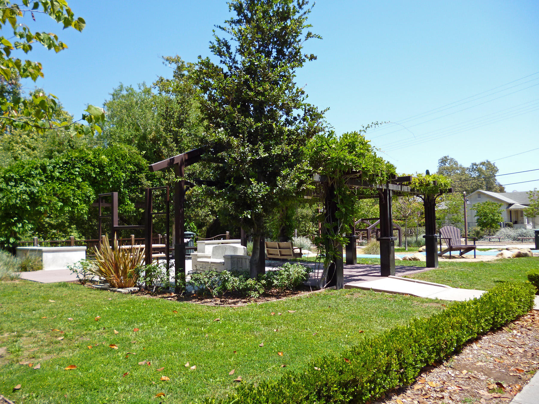 1236 San Andres Street Santa Barbara, CA 93101 - Photo 4 of 4 a view of a park with large trees