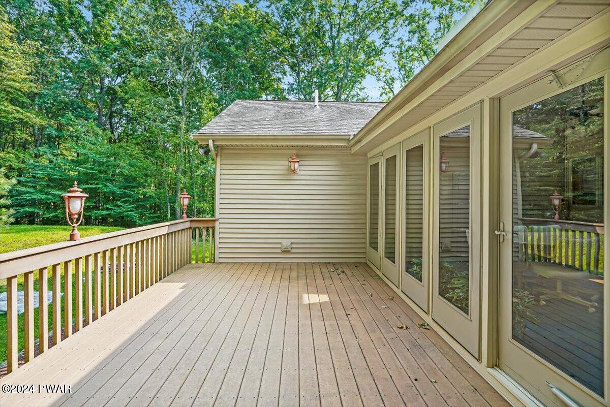 305 Maple Ridge Drive Hawley, PA 18428 - Photo 32 of 36 back deck