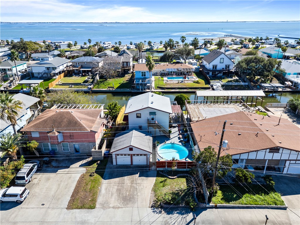 3211 Laguna Shores Road Corpus Christi, TX 78418 - Photo 29 of 29 an aerial view of a house with a garden