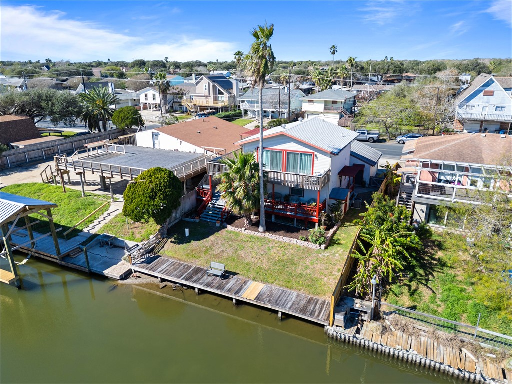 3211 Laguna Shores Road Corpus Christi, TX 78418 - Photo 6 of 29 an aerial view of residential houses with outdoor space and swimming pool