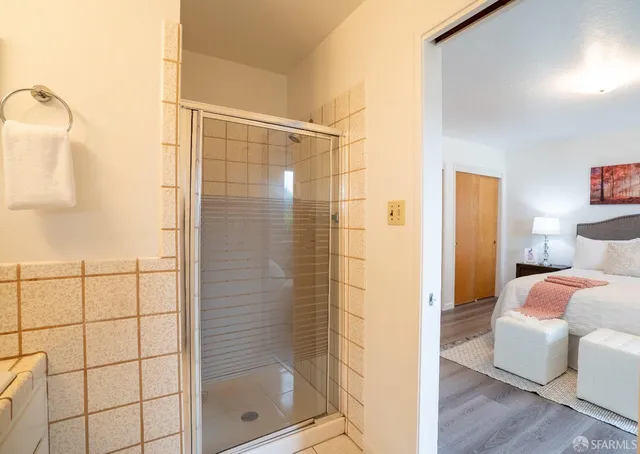 a outdoor living space with furniture