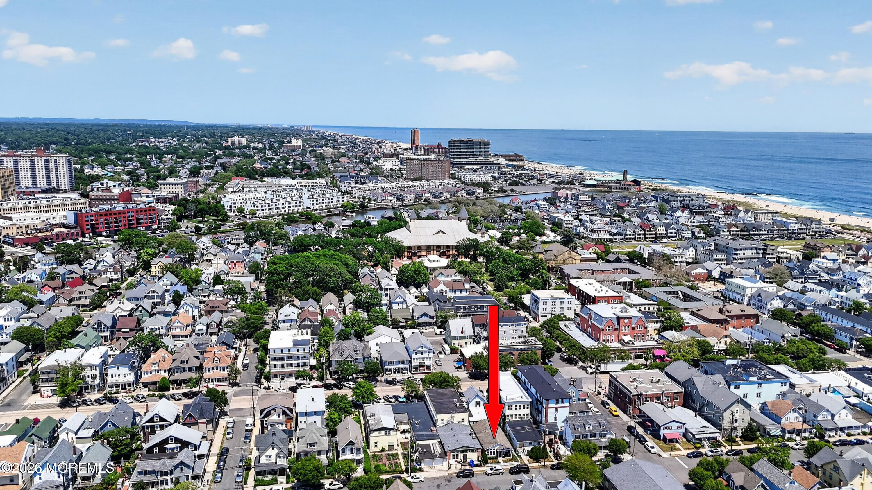 65 Heck Avenue Ocean Grove, NJ 07756 - Photo 32 of 37 an aerial view of a city