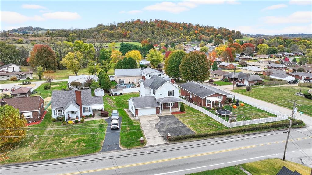 815 Washington Road Belle Vernon, PA 15012 - Photo 11 of 50 an aerial view of residential houses with outdoor space and river
