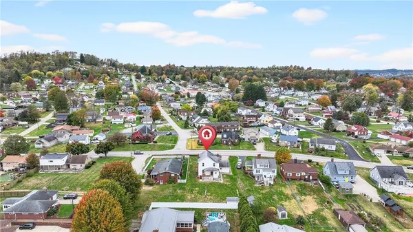 an aerial view of city