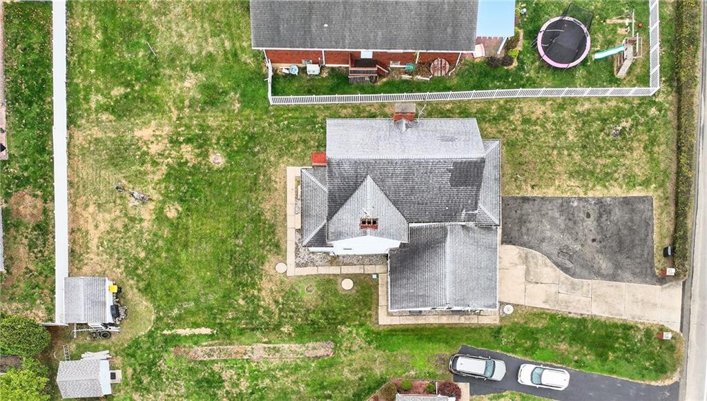 815 Washington Road Belle Vernon, PA 15012 - Photo 10 of 50 an aerial view of a house with garden space sitting space and swimming pool