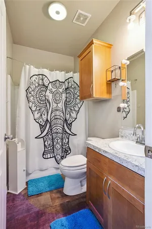 wooden floor in a gallery