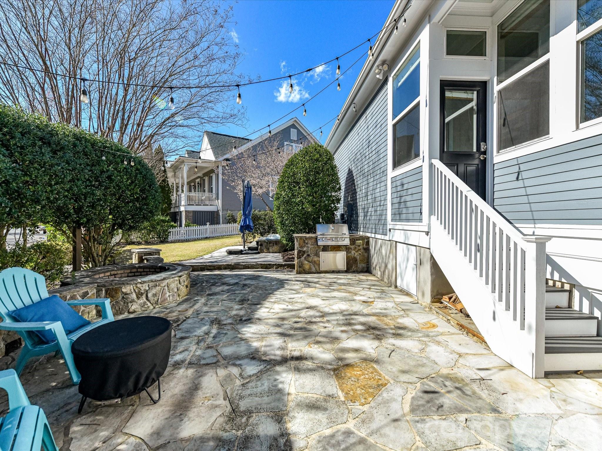 10030 Triple Oak Road Charlotte, NC 28277 - Photo 41 of 48 a view of a house with backyard and sitting area