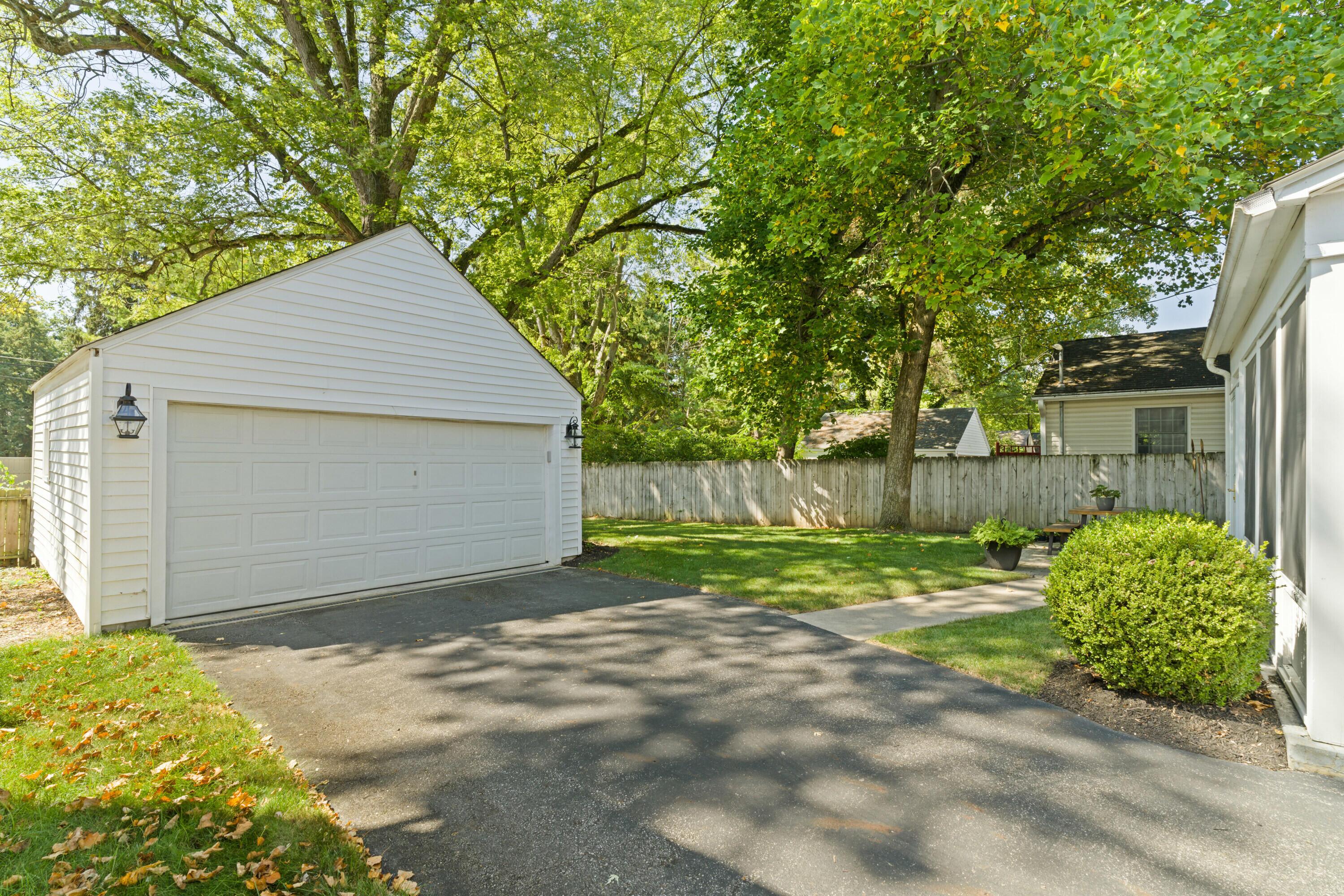 41 Aldrich Road Columbus, OH 43214 - Photo 48 of 52 2 car detached garage and long driveway for plenty of parking! Gas heat in garage, too!