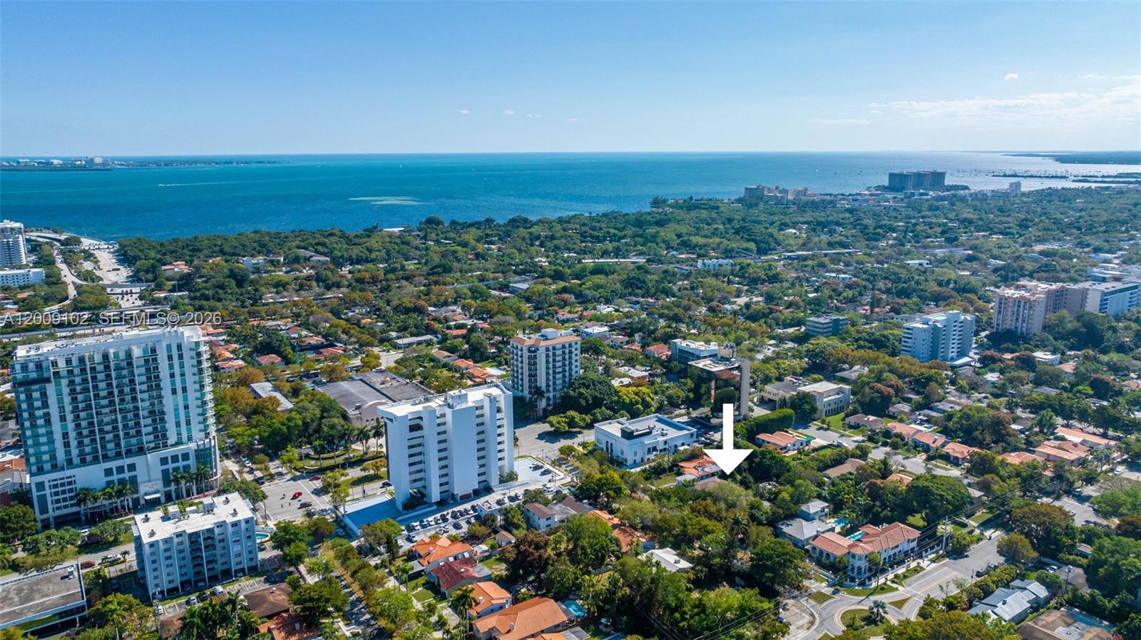 330 Southwest 27th Road Miami, FL 33129 - Photo 57 of 62 an aerial view of a city and ocean view