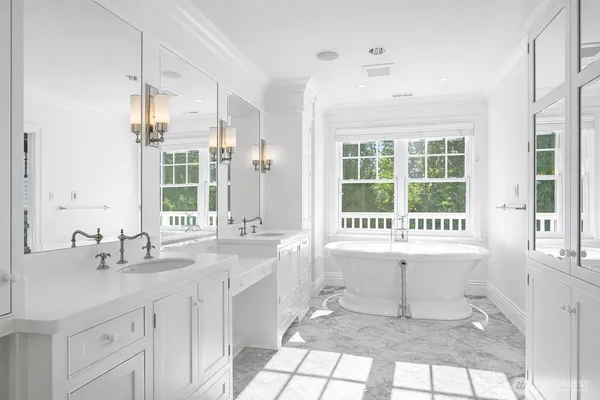a bathroom with a sink and a bathtub