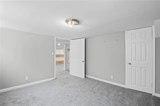 a view of an empty room