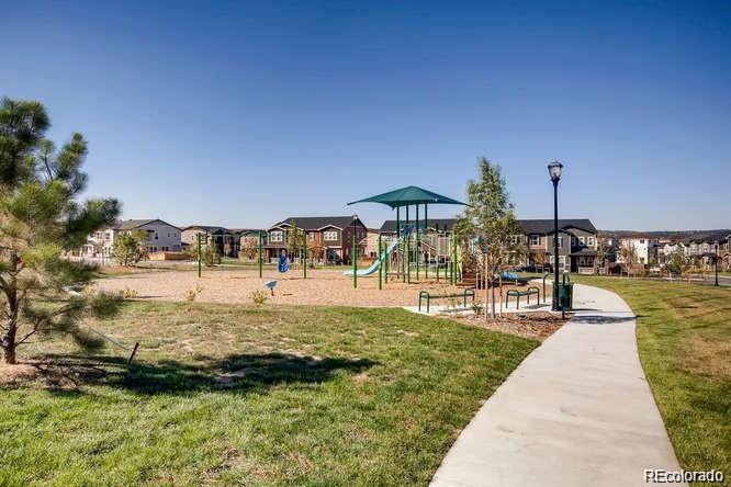 3550 Fennel Street Castle Rock, CO 80109 - Photo 34 of 37 a view of a swimming pool with a patio