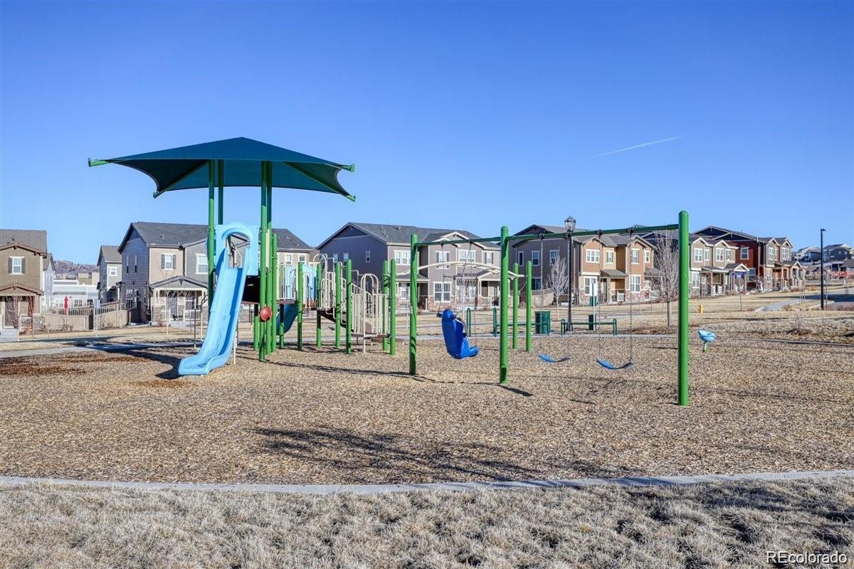 3550 Fennel Street Castle Rock, CO 80109 - Photo 35 of 37 a view of a house with backyard porch and sitting area