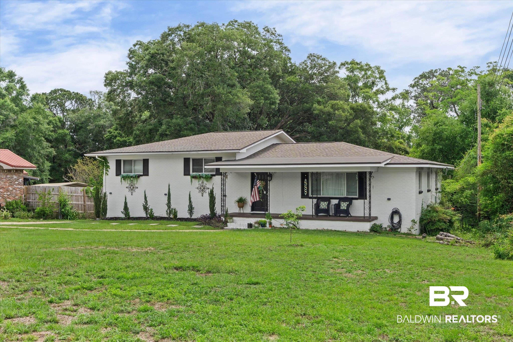 4213 Shan Drive East Mobile, AL 36693 - Photo 27 of 35 Single-story residence featuring a white painted brick exterior and a brown shingle roof